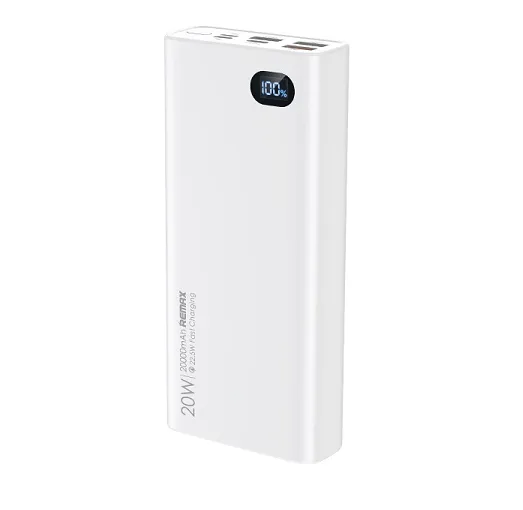 Remax RPP-292 Power Bank 20000mAh 22.5W με 3 Θύρες USB-A και Θύρα USB-C ...