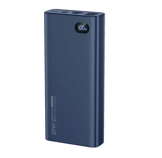 Remax RPP-292 Power Bank 20000mAh 22.5W με 3 Θύρες USB-A και Θύρα USB-C ...